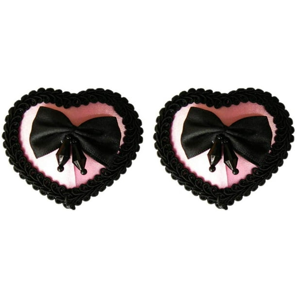 HTOOQ Pair Sexy Nipple Pasties Bra Sticker Women Breast Pads Bow Nipple  Covers Party Supplies 