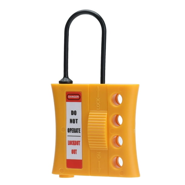 Hasp Tagout Stop Lockout, Non Fade Exquisite Appearance 4 Hole Written ...
