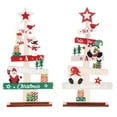 thumbnail image 6 of Christmas Gnome Wooden Centerpiece Sign Merry Christmas Table Toppers Table Signs with Xmas Theme Home Decorations, 6 of 6