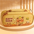 thumbnail image 7 of KTFgvq Large Capacity Pencil Case, Multi-Functional Stationery Bag for, Cute High-Appearance Pen Box, Keeps Supplies Organized, 8.27", 7 of 7