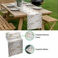 thumbnail image 5 of Spring Flowers Table Runner - 108 Inch Long, Kitchen Dining Table Runner Dresser Scarves, Modern Simple Floral Plants Lines Art Farmhouse Decor for Coffee Tables Wedding Party Banquet, 5 of 8