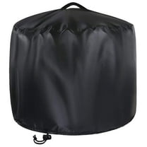 Diekin 1Set Round Fire Pit Cover Outdoor Fireplace Protector Dust-proof Patio Fire Pit Cover