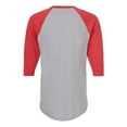 thumbnail image 2 of Tultex 245 Unisex Fine Jersey Raglan T-Shirt, 2 of 4