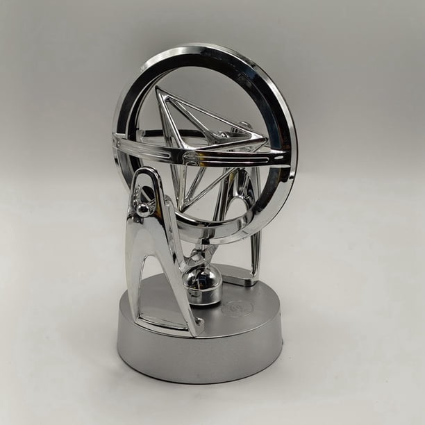 Estatua de mesa,Decoración de estatua de instrumento de movimiento permanente triangular,Figura decorativa de escultura de escritorio de movimiento triangular,Adorno de mesa