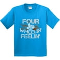 thumbnail image 3 of Inktastic Four Wheeling Mudding Activity Youth T-Shirt, 3 of 5