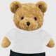 thumbnail image 2 of 4 piezas de ropa de oso, camiseta básica de oso, camiseta clásica de animal de peluche, camiseta de oso de peluche, ropa de muñeca de oso de color sólido para reemplazo, 2 of 6