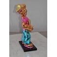 thumbnail image 5 of Nifao Iconic Pink Popeye smaller Resin Statue – Home Decor Sculpture, 11"L x 6"W x 17"H, 5 of 11