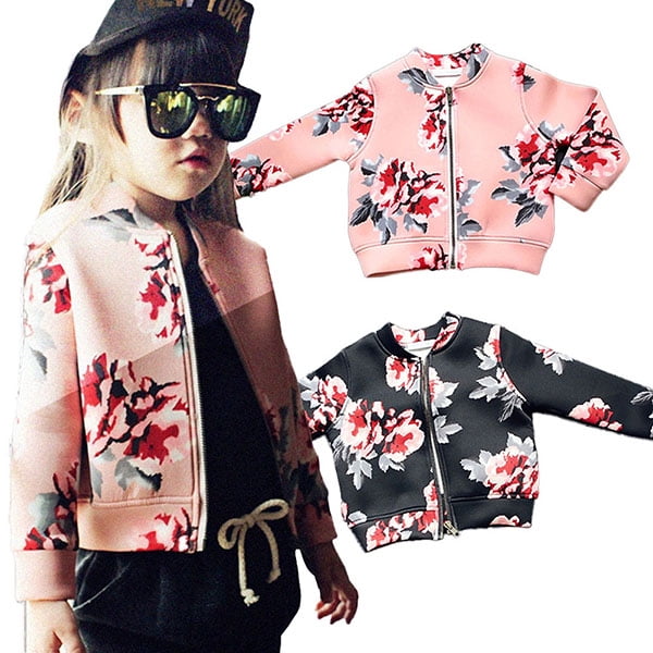 stylesilove Hot Pink Polka Dot Minnie Baby Girl Short Sleeves Hoodie Jacket