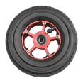 thumbnail image 4 of Piezas de repuesto versátiles de la rueda de neumáticos para el scooter eléctrico Rueda frontal roja, 4 of 8