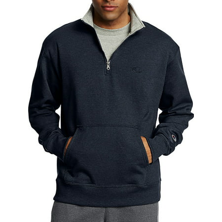 Men's Powerblend� Fleece 1/4 Zip Pullover - Navy -