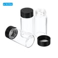 thumbnail image 3 of Uxcell 20mL Glass Vials with Screw Caps Liquid Sample Vial Storage for Laboratory and Home Clear 16 Pcs, 3 of 5