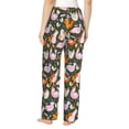 thumbnail image 3 of Balery Roosters and Chicks print Women's Pajama Pants,Ultra Lightweight Pjs,Lounge Pant-Small, 3 of 9