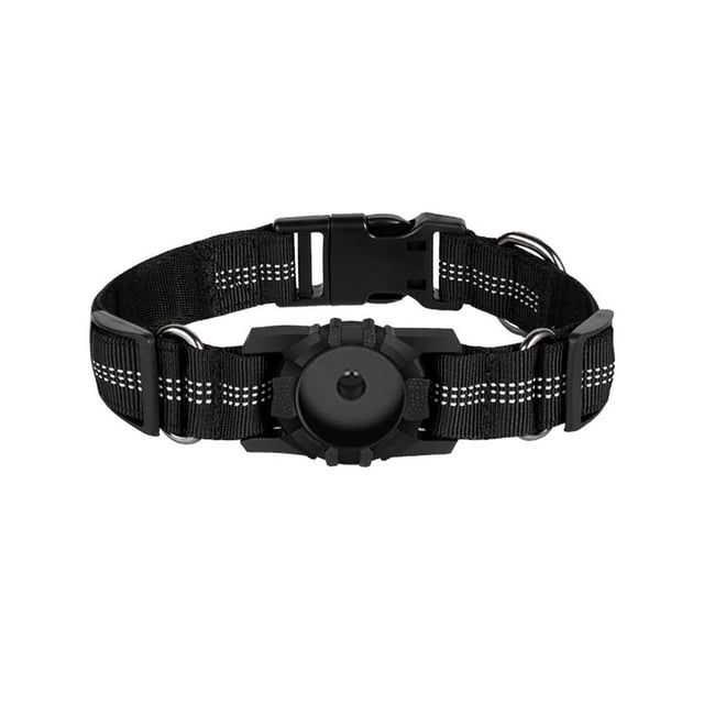 Dsseng Waterproof Reflective Dog Collar Adjustable Collar Protective Collar for Airtag for Small Medium Large Dogs