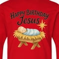 thumbnail image 4 of Inktastic Happy Birthday Jesus Nativity Christmas Long Sleeve Youth T-Shirt, 4 of 5