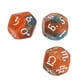 thumbnail image 1 of Dados rúnicos, juego de 3 dados astrológicos con purpurina, juego de dados astrológicos con rendimiento sólido, 1 of 14