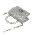 thumbnail image 5 of Willow & Ruby Kid’s Mini Quilted Glitter Bag for Girls (Youth) in Silver, 5 of 5