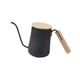 thumbnail image 4 of Hervidor de café de cuello de cisne con asa, pico largo y estrecho, portátil, para verter café 350 ml negro, 4 of 9