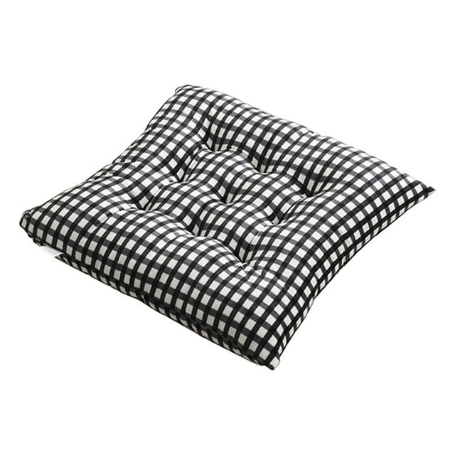 Square Anti-slip Chair Cushion Flannel Fine Stitching Seat Cushion Pad for Home