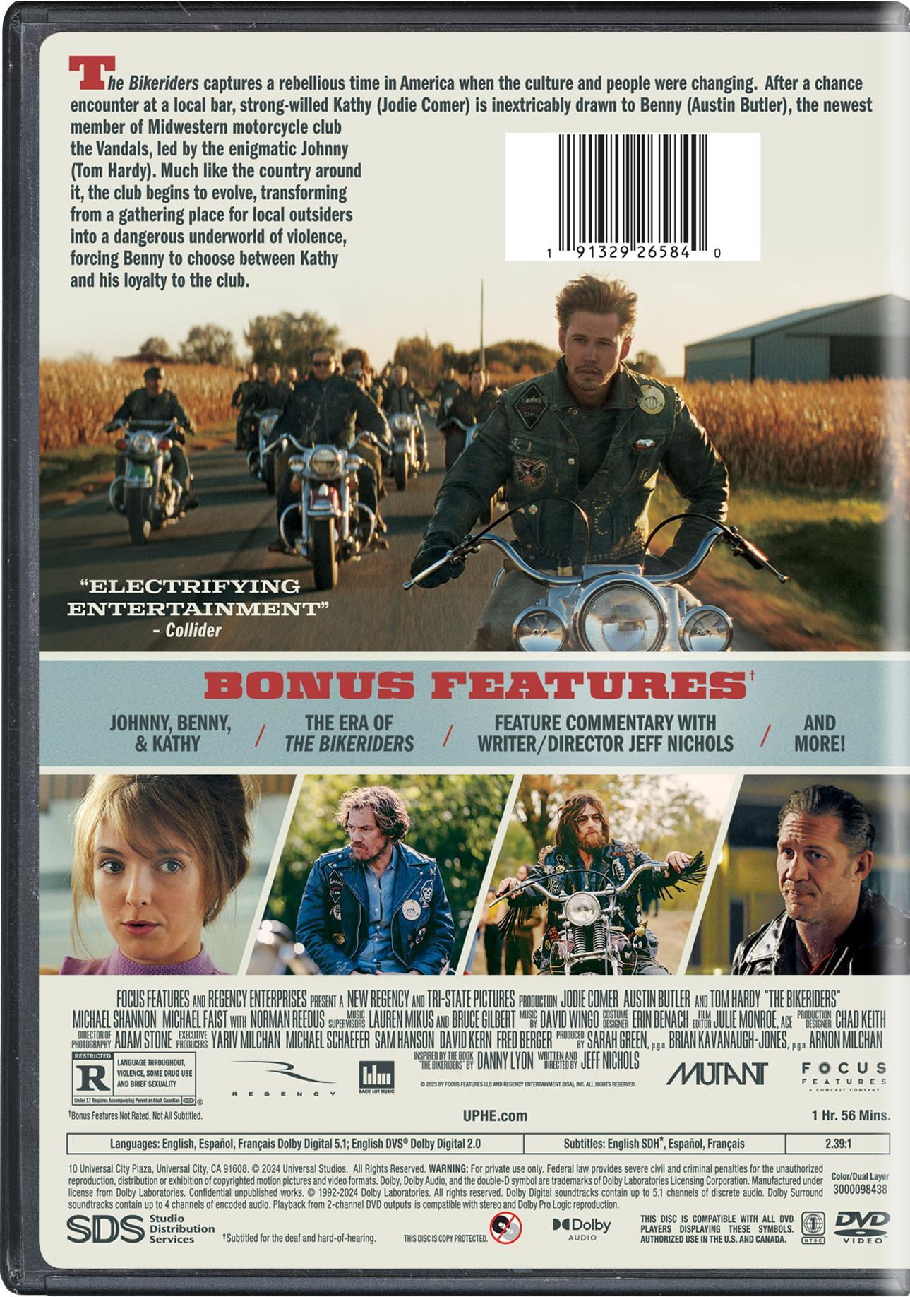 The Bikeriders (DVD), Drama, Universal - Walmart.com