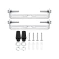 thumbnail image 1 of Unique Bargains 80mm Ceiling Light Plate Kit Light Fixture Mounting Bracket Plate Steel Crossbar for Pendant Wall Light 2 Set, 1 of 7