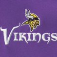 thumbnail image 4 of Men's Dunbrooke Purple/Black Minnesota Vikings Big & Tall Alpha Full-Zip Hoodie Jacket, 4 of 4