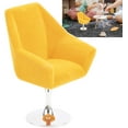 thumbnail image 3 of Mini Dollhouse Sofa Chair, 1:12 Miniature Armchair Miniature Doll House Rotate Flocking Chair Mini Flocking Sofa Furniture Model Decoration Dollhouse Accessory, 3 of 8