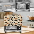 thumbnail image 3 of TSOVTHRID Witch Hat Pumpkin Star Print Dust-Proof Microwave Oven Cover Protector Universal Microwave Oven Grill Cover Case Protections for Toaster Oven Halloween Decor, 18.25"W x 14.5"D x 11"H, S, 3 of 7