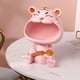 thumbnail image 2 of Figura de resina con forma de animal para guardar llaves, ideal para el hogar y el escritorio. Rosa, 2 of 7