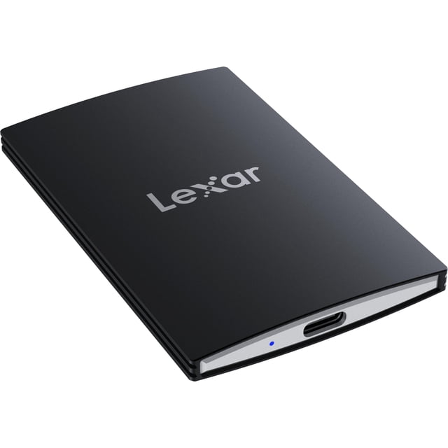 SSD portátil Lexar 1TB SL500, hasta 2000 MB/s de lectura, compatible con portátiles tipo C, iPhone 15, teléfonos inteligentes, tabletas, PS5, Xbox, USB 3.2 Gen 2x2, delgado y liviano, SSD externo (LSL