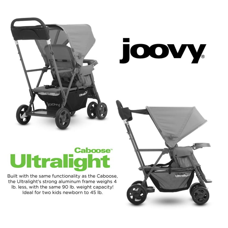 Joovy Caboose Ultralight Sit Stand Double Tandem Stroller