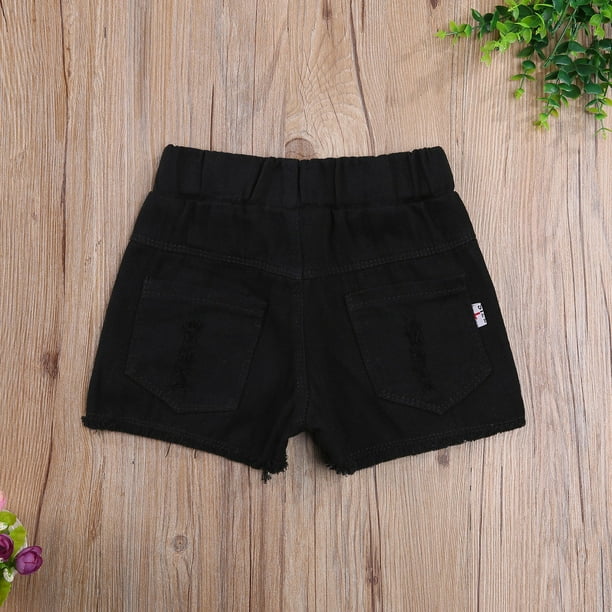 Kids black jean deals shorts