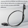 thumbnail image 4 of Newest Fan Controller Adapter Cable 5V 3-pin To 6pin/ 4pin Converter 5V ARGB 3Pin 4Pin 6Pin Moon For Coolmoon To Fans Cool, 4 of 7