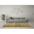 thumbnail image 3 of Ahgly Company Indoor Square Abstract Brown Contemporary Area Rugs, 6' Square, 3 of 4