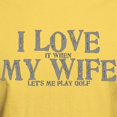 thumbnail image 3 of CafePress - Love My Wife Golf T Shirt - Men's Classic Graphic T-Shirt, 3 of 4