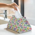 thumbnail image 6 of Honeii Cute Chameleons for Tissue Box Cover/Holder - Covers Rectangular Shaped Boxes with a Contemporary Finish - Designed with Modern PVC Leather, 6 of 7