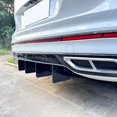 thumbnail image 4 of For Volkswagen VW Tiguan R Line MK2 2021-2021 Rear Bumper Diffuser Spoiler Plate Gloss Black Boot Lower Splitter Bracket Trim, 4 of 5