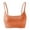Orange, variant on Women's Sports Bra, High-Impact, Maximum Support, Breathable, Moisture Wicking