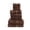 Brown, variant on 900 GSM Egyptian Cotton Solid 10-Piece Towel Set Purple