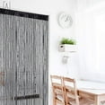 thumbnail image 6 of Gustave 3.3FT * 6.6FT Door String Curtain Wall Panel Fringe Window Room Divider Glitter Tassel Screen Ribbon Curtains for Wedding Home Party Decor "Black", 6 of 12