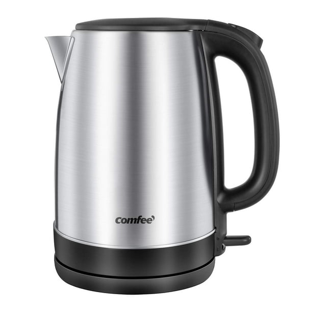 Tetera eléctrica COMFEE', acero inoxidable, 1,7 L, 1500 W