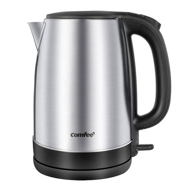 Tetera eléctrica COMFEE', acero inoxidable, 1,7 L, 1500 W