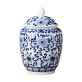 thumbnail image 3 of Ceramic Ginger Jar Vase Chinoiserie Chinese Style Traditional Porcelain Jars Asian Ginger Jar for Home Decor Table Decoration Weddings Flower, 3 of 8