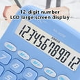 thumbnail image 4 of Up to 60% off SEMPAI New Colorful 12 Digit Office Home Learning Desktop Calculator Minimalist Gift Calculator With High Appearance And Cute Student Calculators Up to 45% off Christmas Eve, 4 of 7