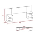 thumbnail image 2 of Cabecera Klik havana king size gris, 2 of 4