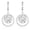 Silver, variant on 18K White Gold Plated Drop Earrings for Women S925 Sterling Silver Post Hypoallergenic Leverback Dangle Earrings Birthday Graduation Jewelry Gifts Teen Mom Girlfriend Wife Age Ideas