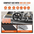thumbnail image 3 of Portable Wheelchair Ramp, 8 ft 800 lbs Capacity, Non-Slip Aluminum Folding Threshold Ramp, Foldable Mobility Scooter Ramp Wheel Chair Ramp, Handicap Ramp for Home Steps, Stairs, Doorways, Curbs, 3 of 6