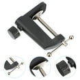 thumbnail image 4 of EeaseCA 1 Pce Support de Microphone Base Support Cantilever Base Pince Micro pour Table (Noir), 4 of 7
