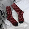 thumbnail image 5 of Fuzoiu Sexy Red Lips Kiss Print Athletic Crew Socks for Men & Women,Casual Crew Socks,Above Ankle Crew Socks for Business, Casual, 5 of 6