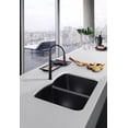 thumbnail image 4 of Franke Pes-360 Pescara 1.75 GPM Single Hole Pre-Rinse Kitchen Faucet - Nickel, 4 of 5