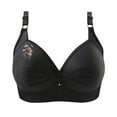 thumbnail image 4 of Riecok Plus Size Push up Bras Stretch Wireless Bras Full Coverage Support Bras Breathable Comfortable Bras, 4 of 4